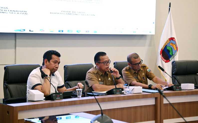 Pemkab Lampung Selatan dan Kantah Percepat Sertifikasi Aset Daerah, Data Pertanahan Mulai Diintegrasikan